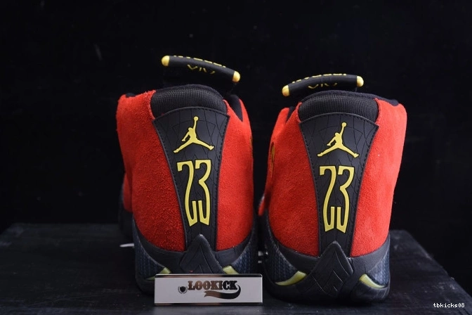 Cheap TBkick Challenge Red Retro Jordan 14 654459-670 Air 0731